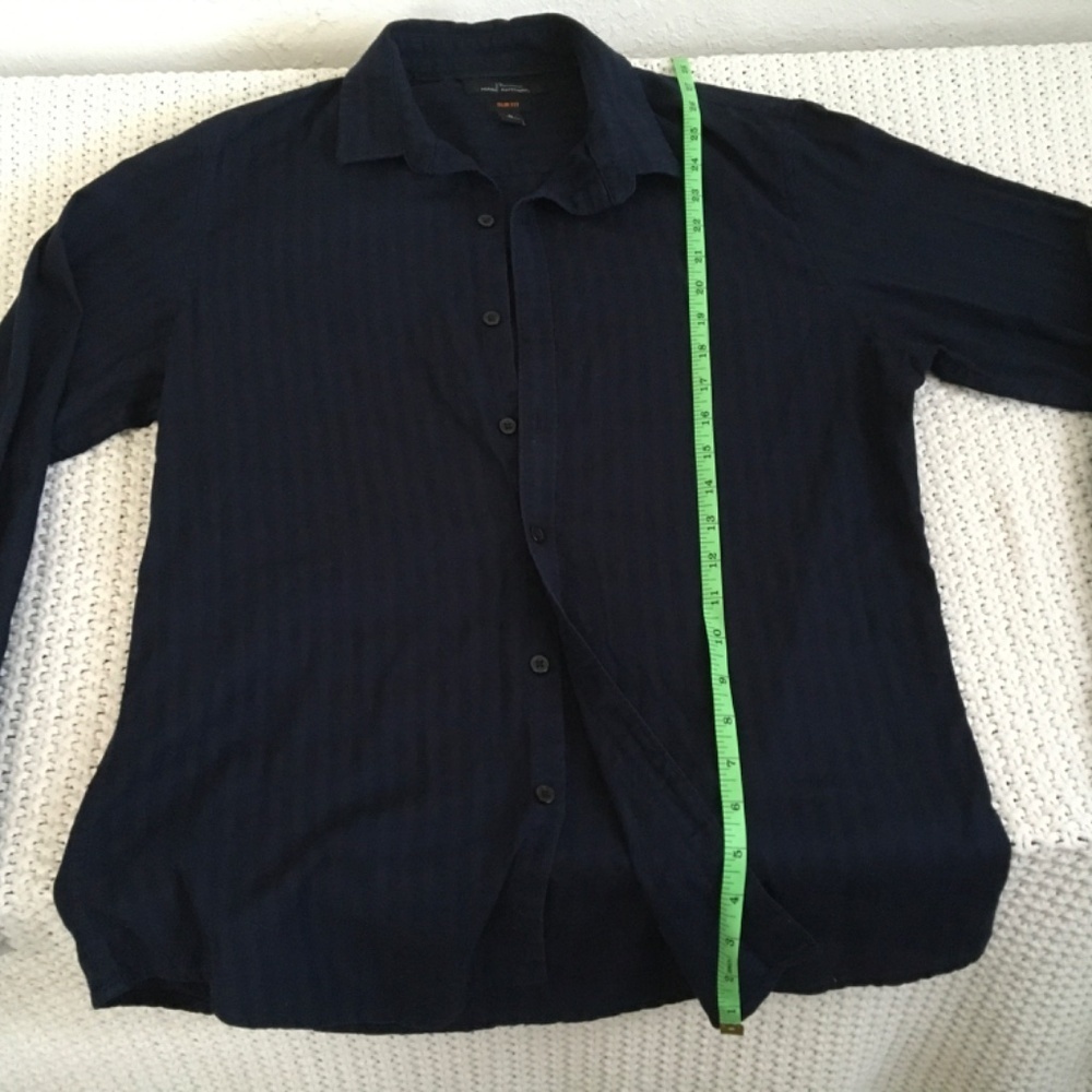 MARC ANTHONY SLIM FIT DRESS SIRT SIZE MEDIUM, BLUE